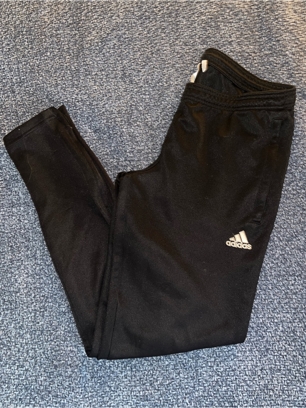 Adidas Unisex Black Athletic Track Pants